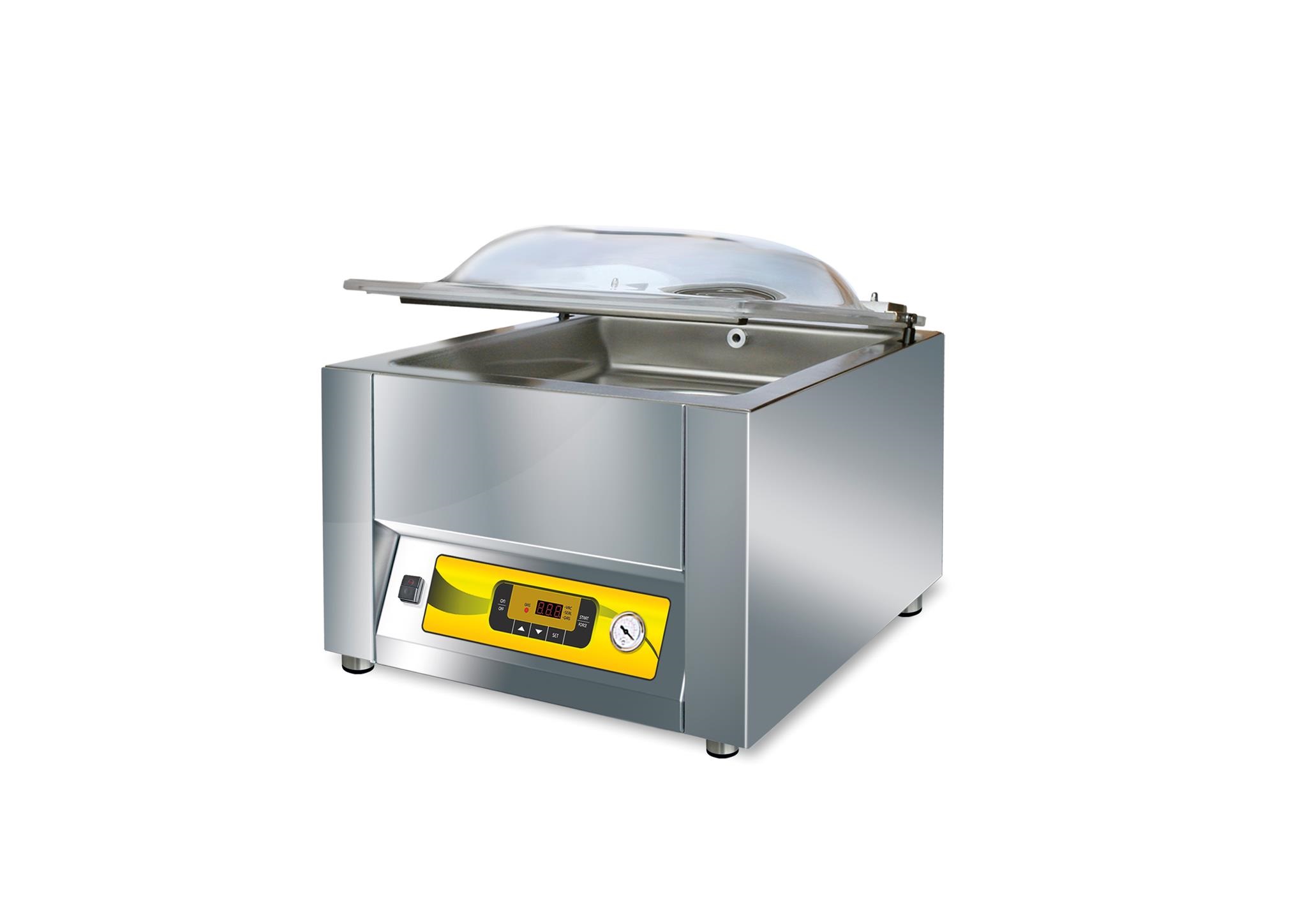 Machine sous vide FoodVac Basic. 150W , barre soudure 32 cm, 600 mb  dépression, 12 lit minutes. - MACHINES SOUS VIDE À ASPIRATION  EXTERNE/MACHINE SOUS VIDE FOODVAC - Airblock